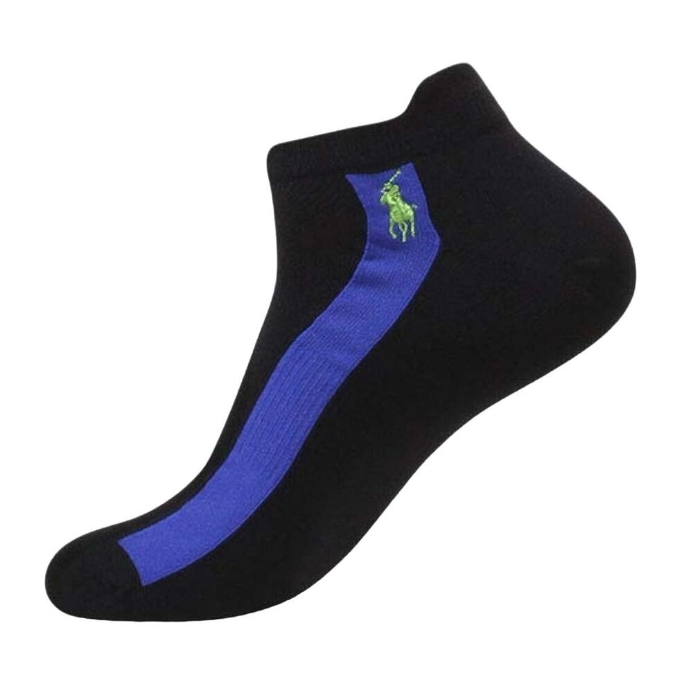 Polo Ralph Lauren Neon Green Embroidered Pony Classic Sport Tab Ankle Sock Mens